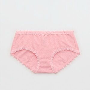 NWT Aerie Superchill Cotton Heart Jacquard Boybrief Panty
